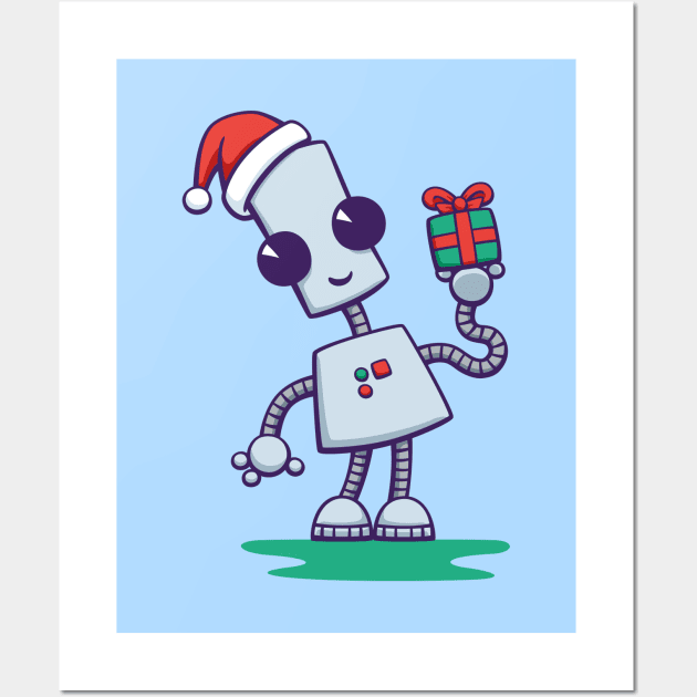 Ned's Christmas Wall Art by DoodleDojo